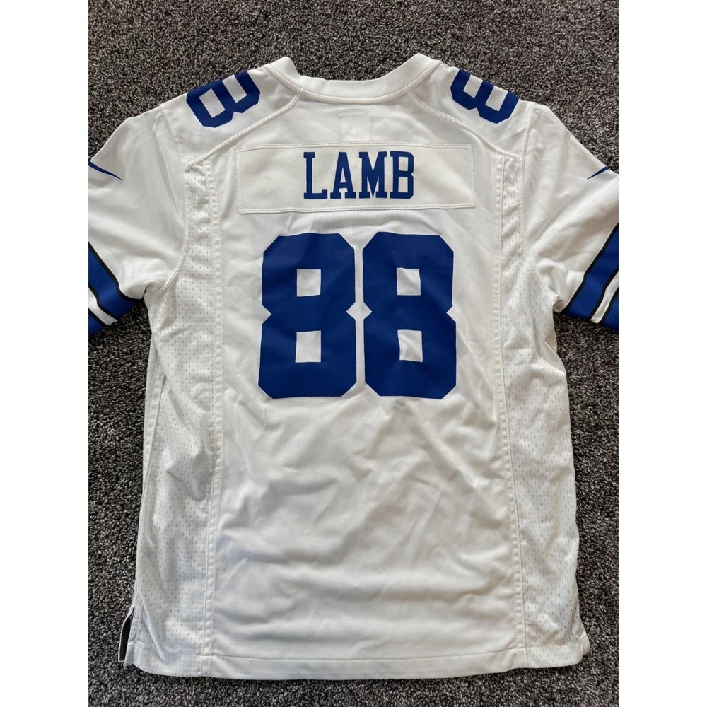 Nike Dallas Cowboys CeeDee Lamb 88 Jersey Mens Medium White NFL On Field